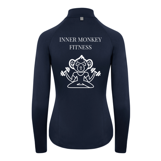 Ladies Cool-Flex™ Half Zip Top (Navy)