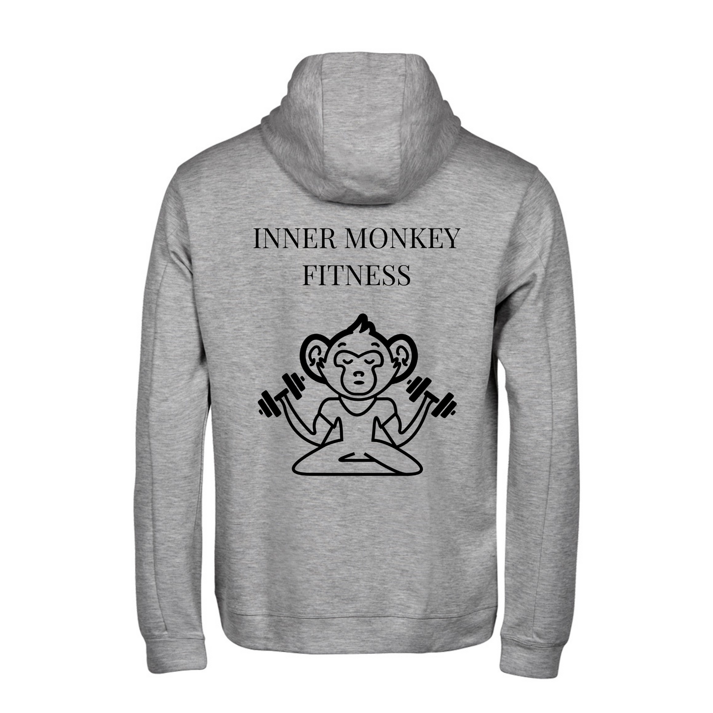 Unisex Athletic Hooded Sweatshirt (Grey)