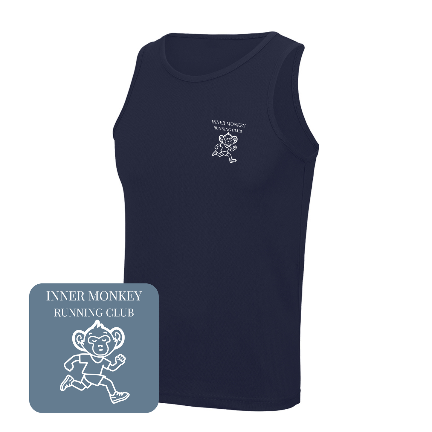 Men's Running Club Cool Vest (Navy)