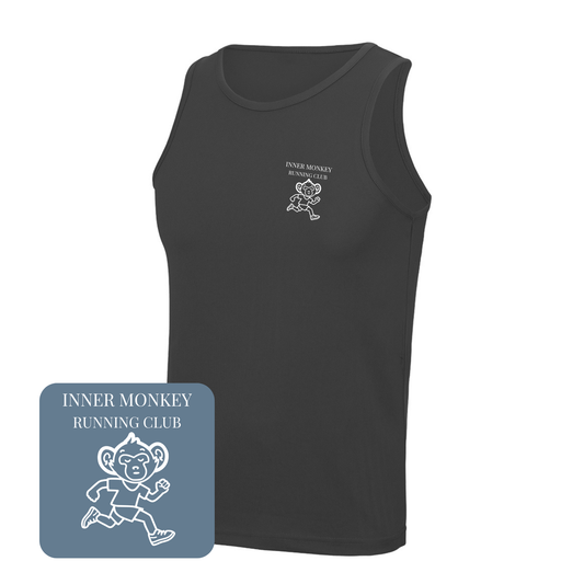 Men's Running Club Cool Vest (Charcoal)