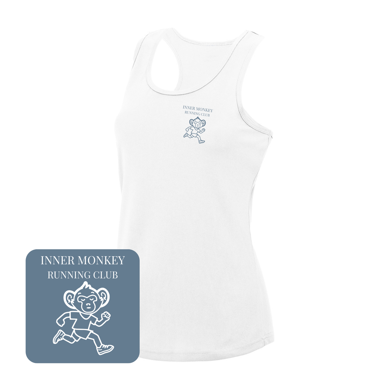 Ladies Running Club Cool Vest (White)